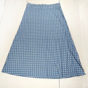 Mountain Warehouse Blue White Flowers Maxi Skirt US 12 Floral Long